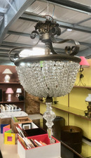 RARE ANCIEN GRAND LUSTRE