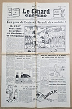 Le CANARD ENCHAINE numéro