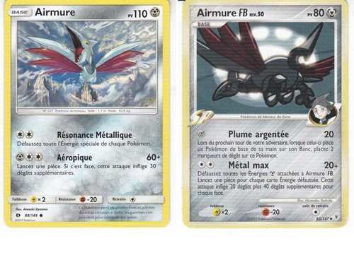 Cartes pokemon type metal - 2,