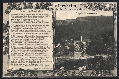 Carte postale pforzheim - carte,
