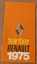 Teintier RENAULT 1975   - Bel