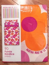 Parure de lit 1 personne Agatha Ruiz de la Prada housse couette taie d’oreiller