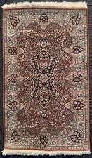 fine  Qöm Ghöm Persian rug tapis persan 170 x 96 cm