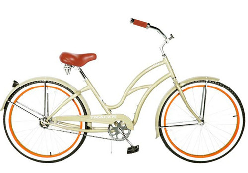 Beach cruiser bike single - cruiser,