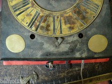 Lot 2 écoinçons pendule coq horloge comtoise relieur reliure coins type XVIIIe