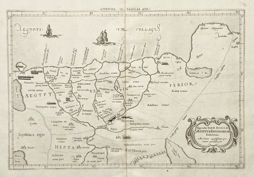 Carte ptolémée égypte - de, d'Égypte