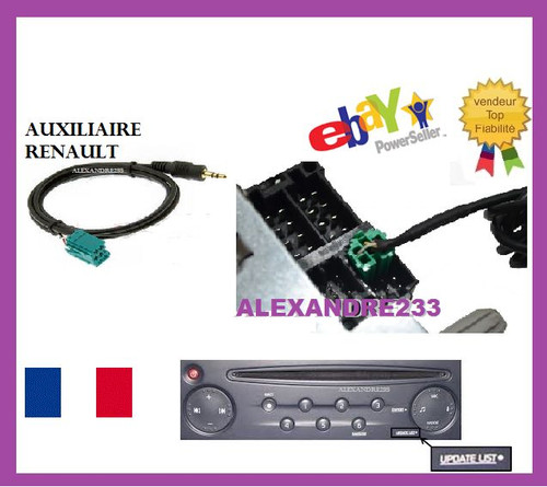 Cable auxiliaire mp3 - , autoradio