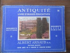 livre d'images éducatives Antiquité grec romains édition Albert Arnaud années 50