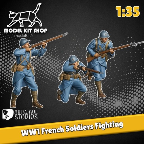 Figurines ww1 soldats - -,