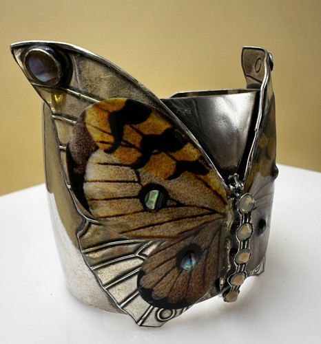 Butterfly cuff bracelet - butterfly, by
