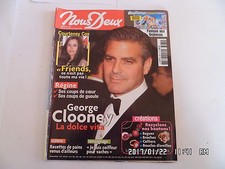 NOUS DEUX N°3061 28/02/2006 GEORGE CLOONEY COURTENEY COX  REGINE ROMAN PHOTO K17