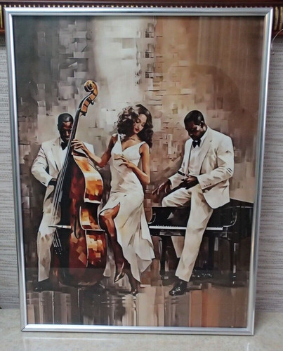 Tableau jazz band impression - tableau, band,