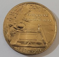 France Médaille Bicentenaire de la Révolution 1789-1989