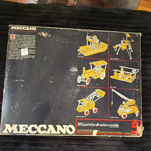 Vintage meccano 5 - meccano, no.