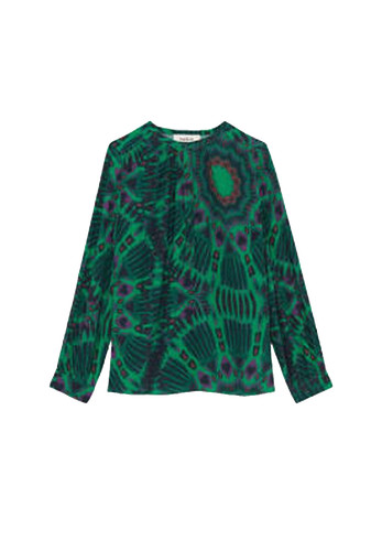 Chemisier calysta vert - chemisier,