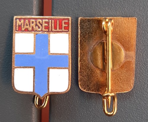 Insigne émail marseille ville - émail,