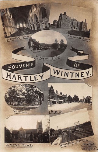 Carte postale hartley - hartley, wintney