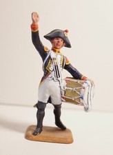 Tambour des fusiliers de ligne. 1er Empire. Plomb peint. MHSP.