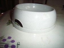 gamelle simple pour chien ou chat plastique gris diamètre 18cm