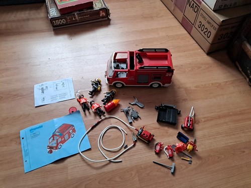 Camion pompier playmobil ref - pompier,