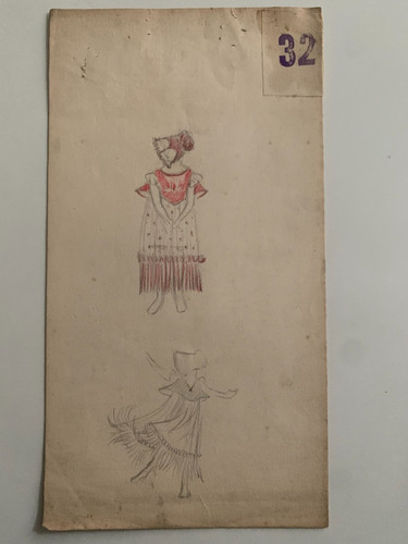 Dessin original costume - costume, de
