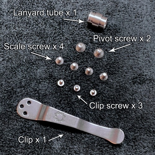 Stock stainless satin hardware - satin,