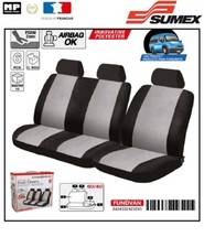 Housse de Siège Conducteur Universel Utilitaire Van Plus Noir/Gris Sumex  VAN