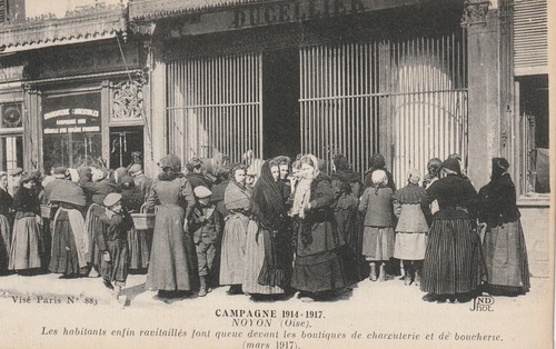 Noyon habitants ravitaillés - noyon-,