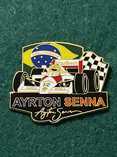 Pin ayrton senna mc - f1,