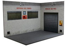 Diorama Garage Atelier - 1/18ème - Milena Rose - réf. 18-3-F-AX-AY-001