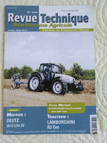 Revue technique tracteur - revue,