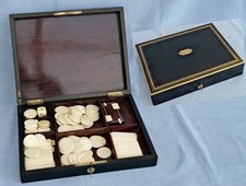 Coffret boite jeux bois - jeux,