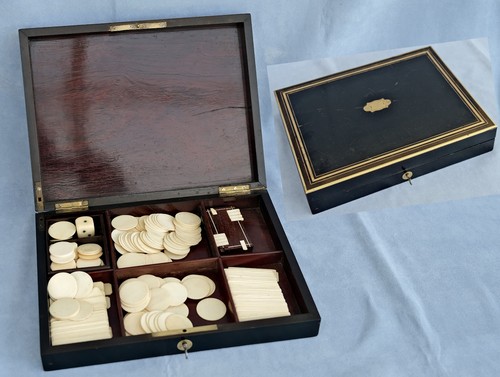 Coffret boite jeux bois - boite,