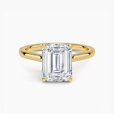 3 Ct Emerald Cut Lab Grown