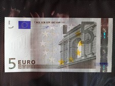 Billet 5 euro 2002 Jean Claude