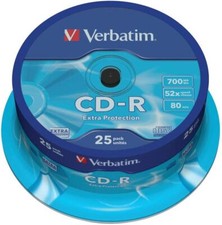 VERBATIM 43432 CD-R 700MB 52X SP25