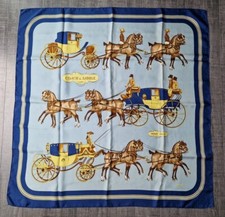 Foulard HERMES Coach & Saddle SILK SCARF HERMÈS Philippe LEDOUX