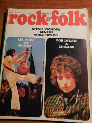 Magazine rock and folk 73 - folk, n°