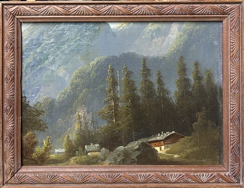 Small original antique village - small,