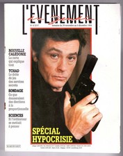 ▬►L'EVENEMENT DU JEUDI N°4 de 1984 ALAIN DELON_PINO DANIELE_FRANÇOISE SAGAN