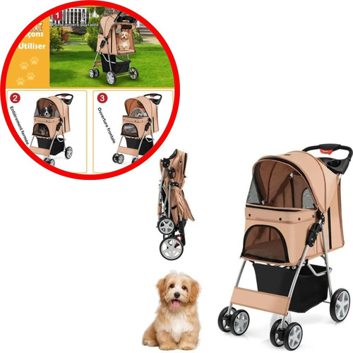 Costway poussette pliante - poussette,