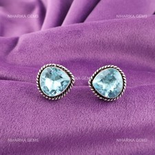 Naturel Topaze Bleu Ciel