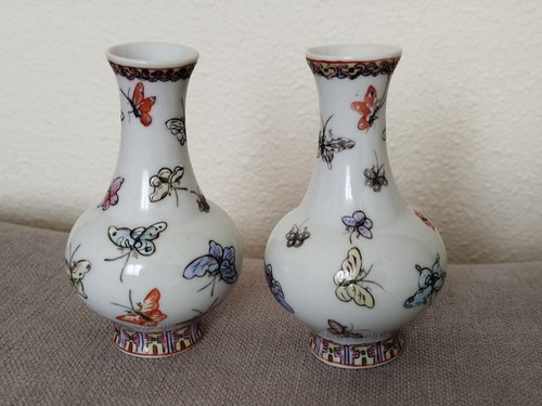 Paire petits vases chinois - paire, de