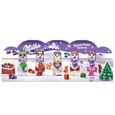 Milka Petits Amis De Noël 5 Figurines Individuellement Emballées 5x 15g