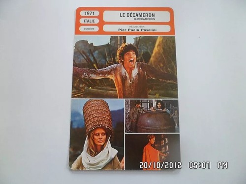 Carte fiche cinema - carte, le