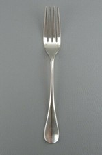Fourchette à poisson métal argenté CHRISTOFLE , modèle Baguette "Fidélio".