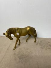 Jolie cheval statue en laiton