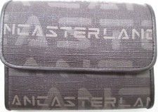 -AUTHENTIQUE portefeuille/porte-monnaie LANCASTER toile et cuir TBEG vintage