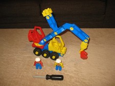 lego duplo 2930 grue mobile TOOLO ancien 1992  vintage TOLO mécanique technic