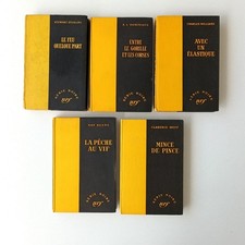 Lot 5 livres poches Série noire cartonnée Duhamel Nrf policier N°322-388-331-412